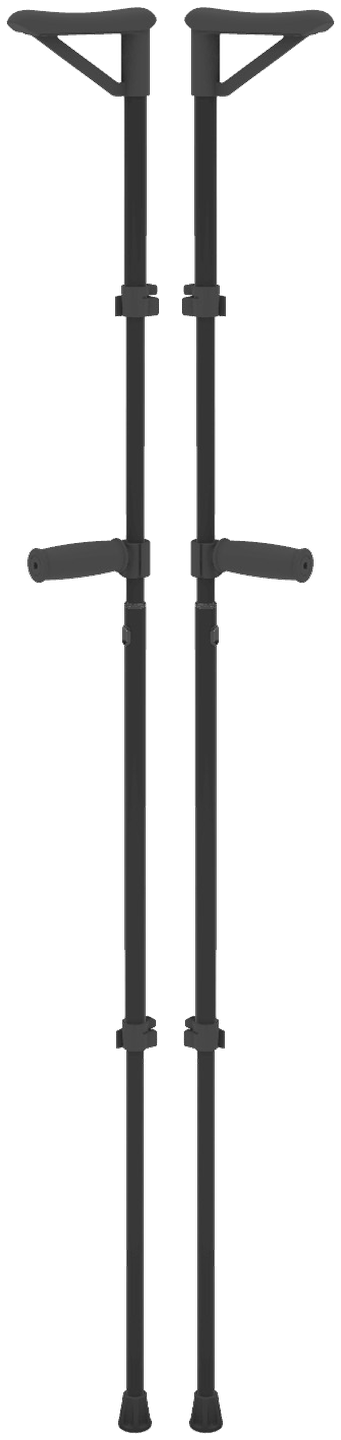 Axis Crutches fully extended