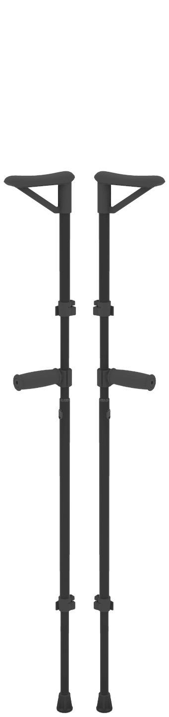 Axis Crutches at mid height