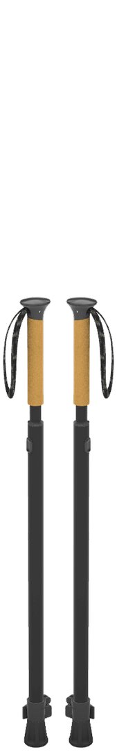 Fulcrum Poles at minimum height